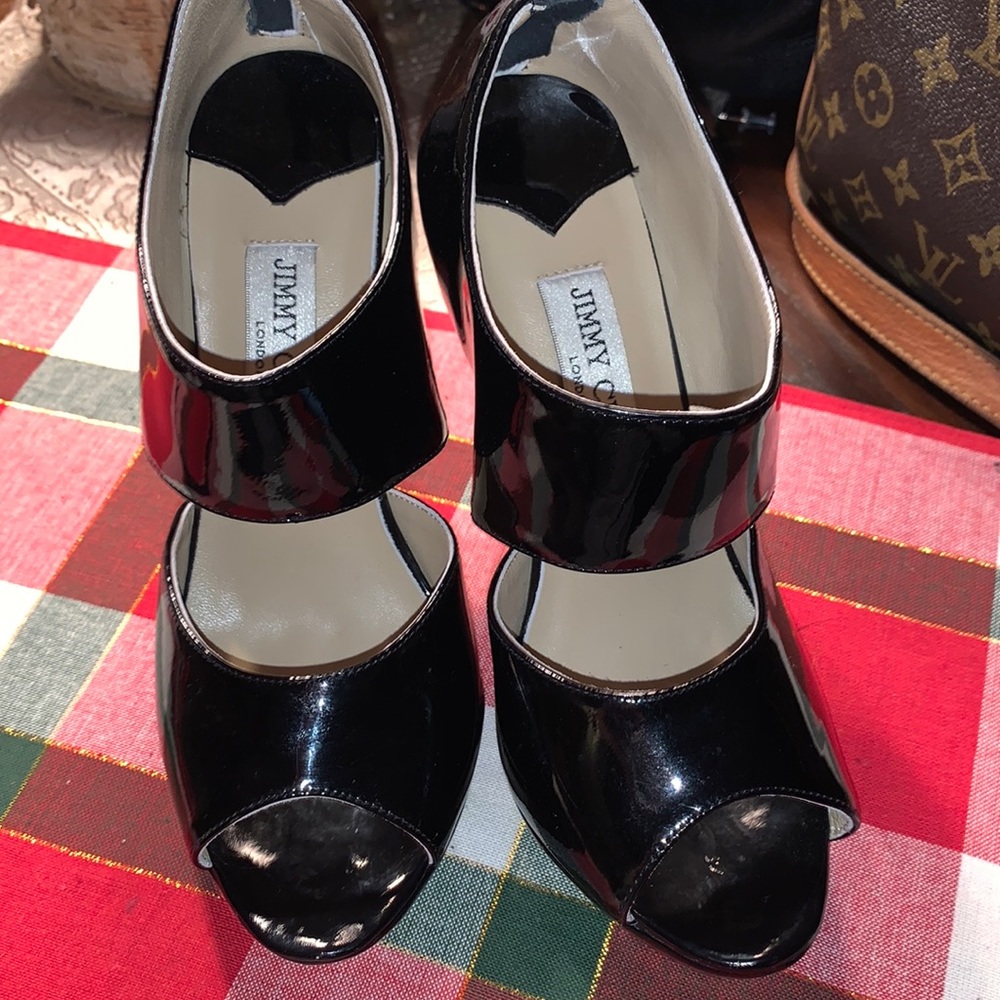 Jimmy Choo Patent Leather Lagoon Heels size 36 - Picture 3 of 16